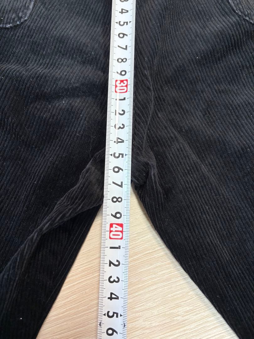 tandey オローネ バルーンパンツ コーデュロイ ブラック