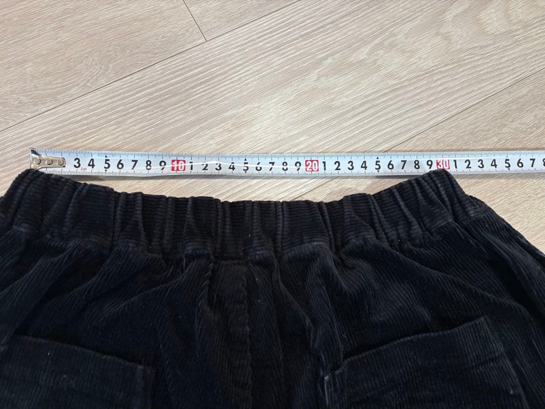 tandey オローネ バルーンパンツ コーデュロイ ブラック