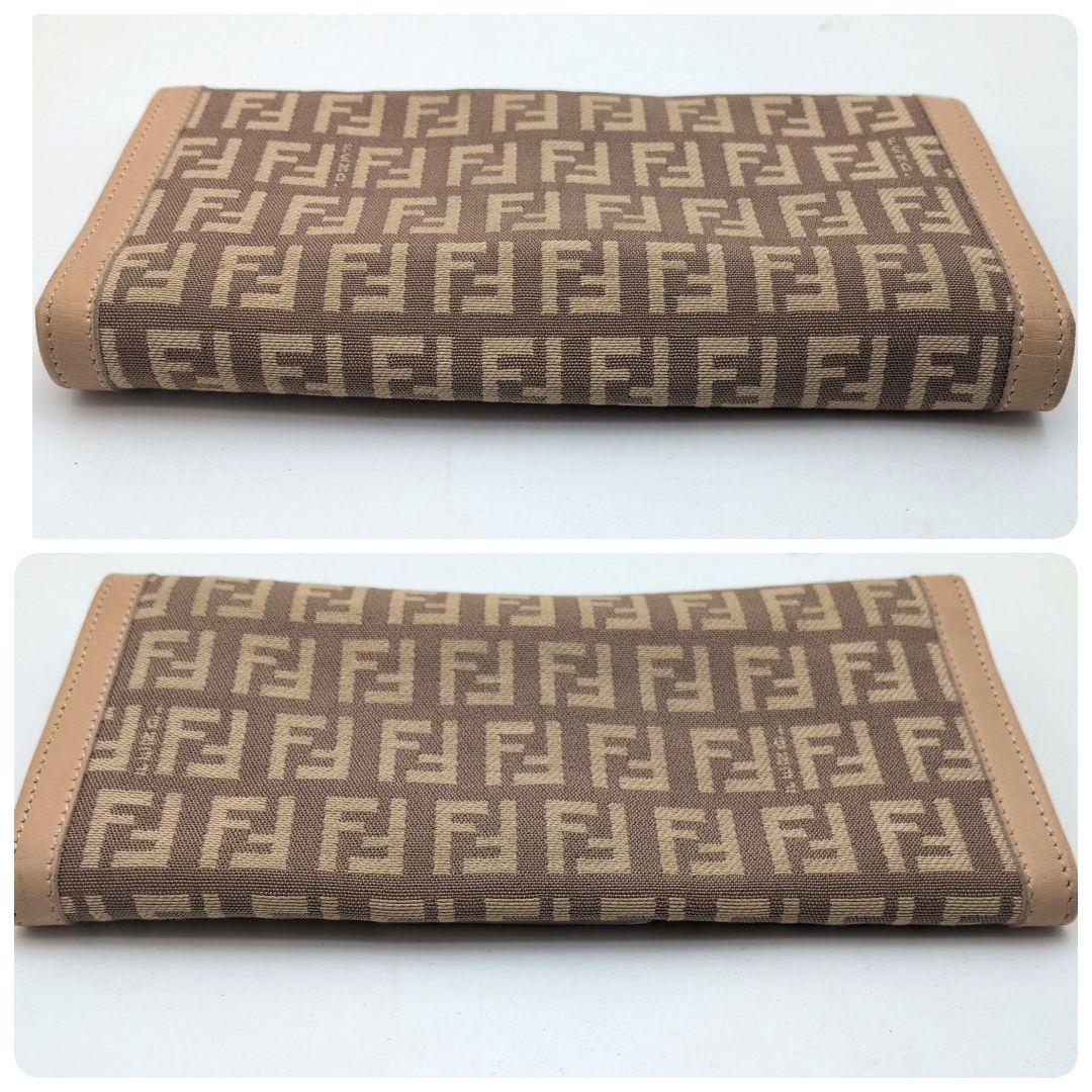 FENDI フェンディ 長財布 二つ折り ズッキーノFFゴールド金具マンマ