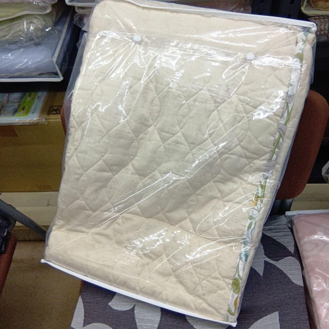 うさちゃん２枚セット　人気のコットンリネン敷きパッド。