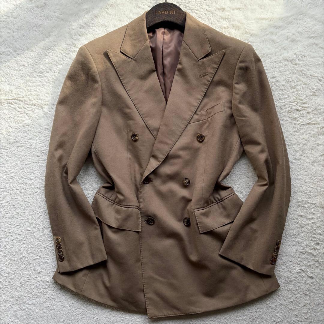 激レア✨ポロバイラルフローレン スーツ ダブルテーラード ウール ベージュ系 L