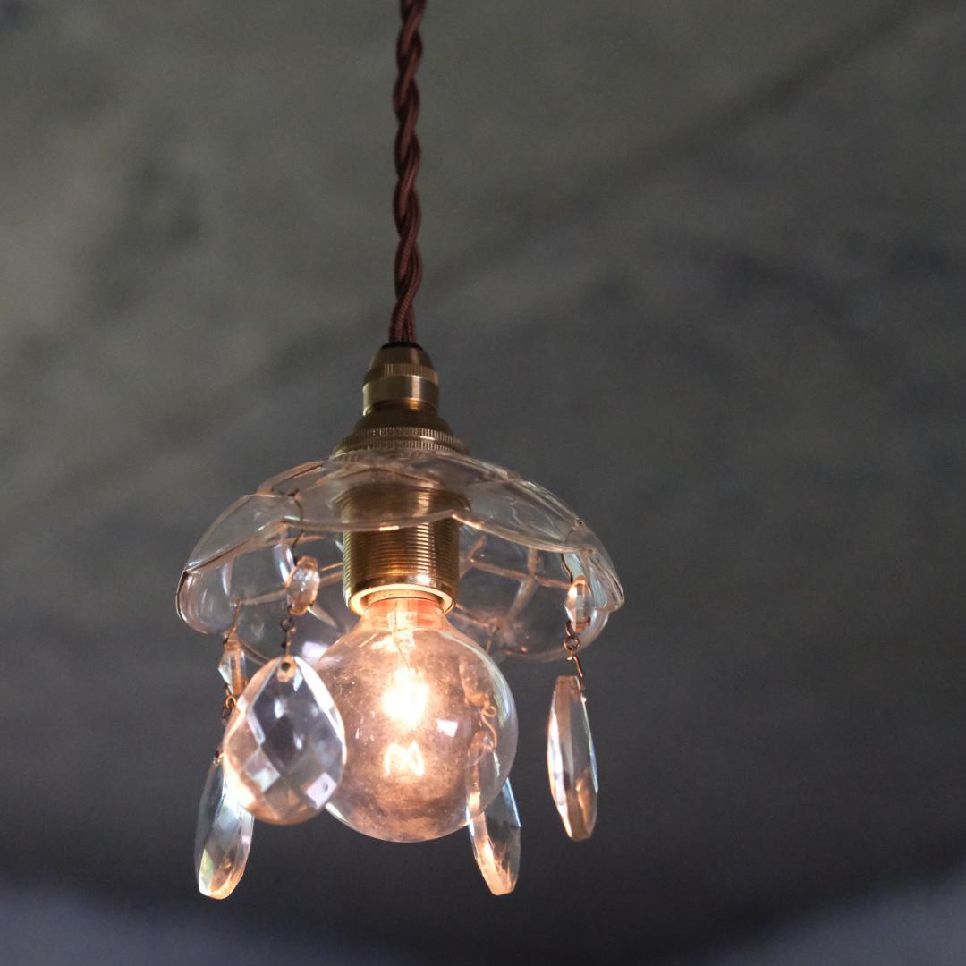 フランスアンティーク ミニシャンデリア　カフェ　アトリエ照明