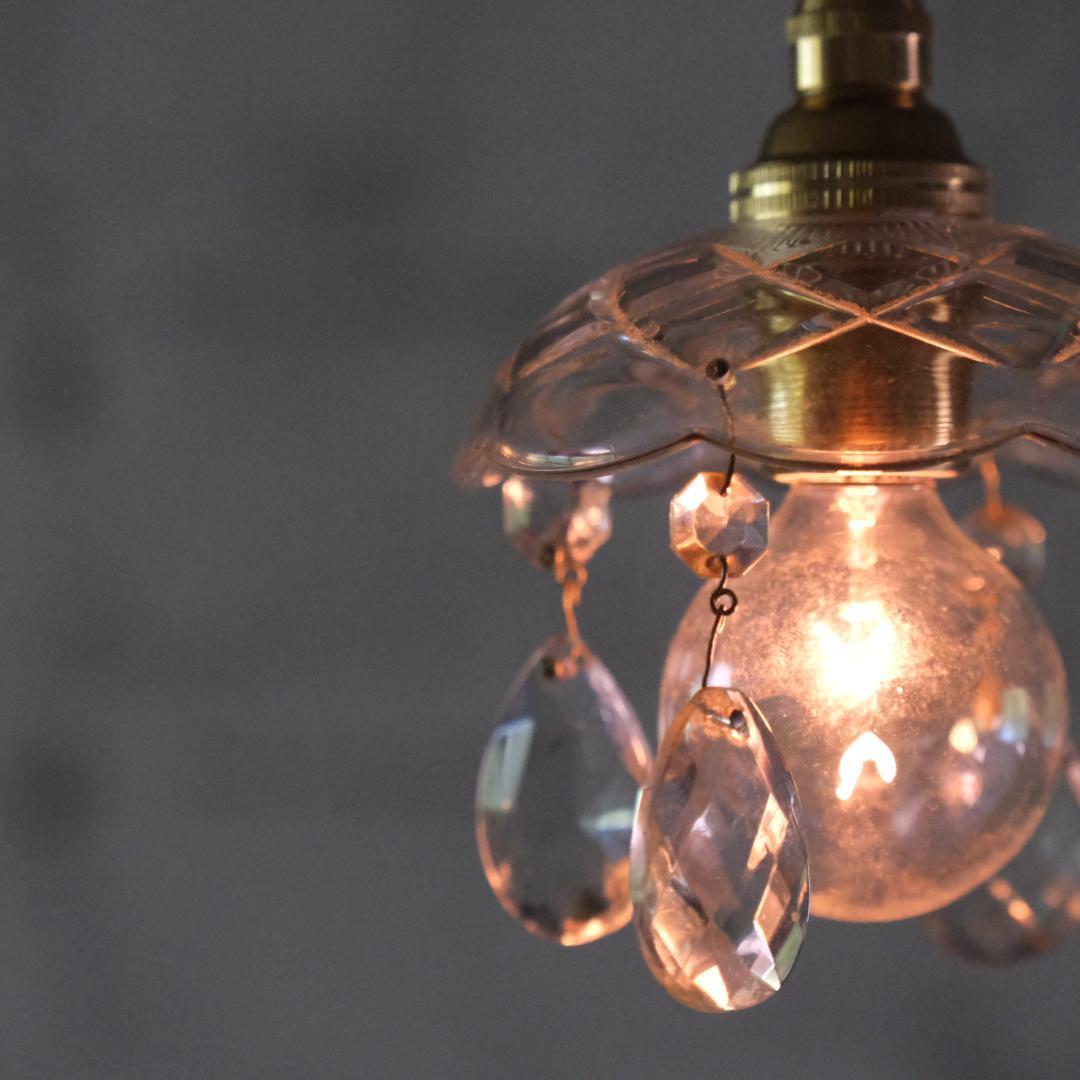 フランスアンティーク ミニシャンデリア　カフェ　アトリエ照明