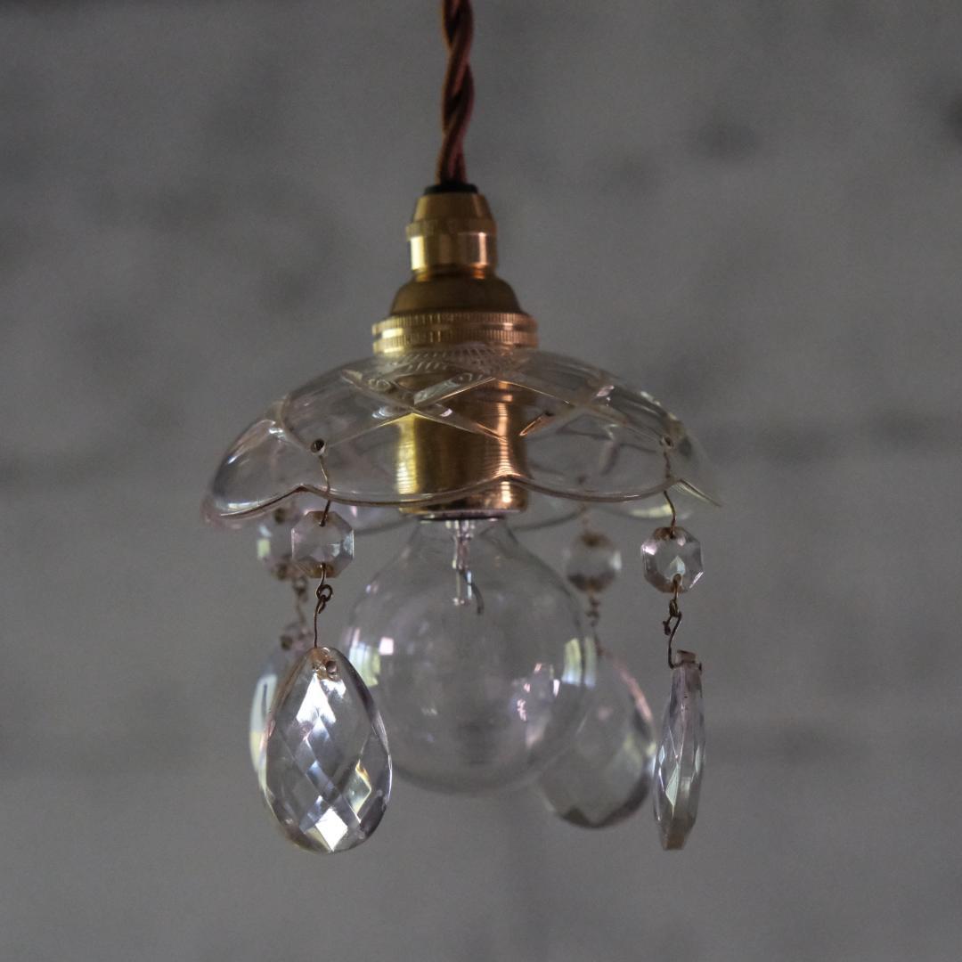 フランスアンティーク ミニシャンデリア　カフェ　アトリエ照明