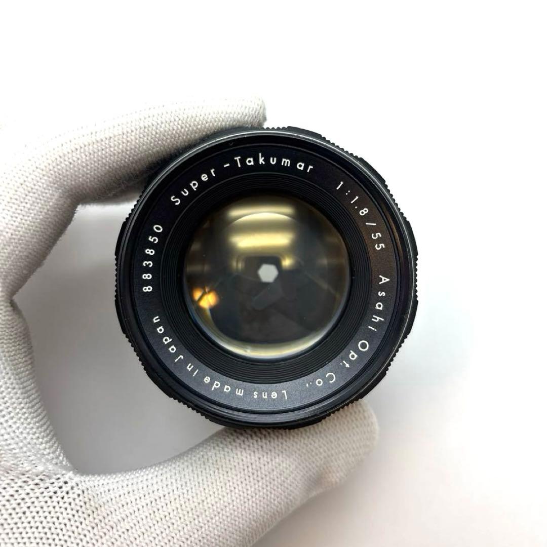 【美品】Super Takumar 55mm f1.8 前期型　m42マウント