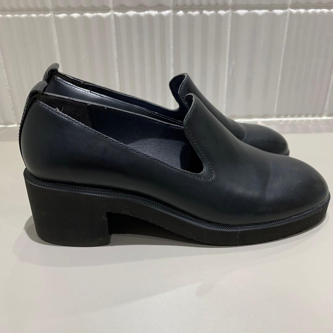 ほぼ未使用✨廃番品　CAMPER カンペール ローファー チャンキーヒール 38