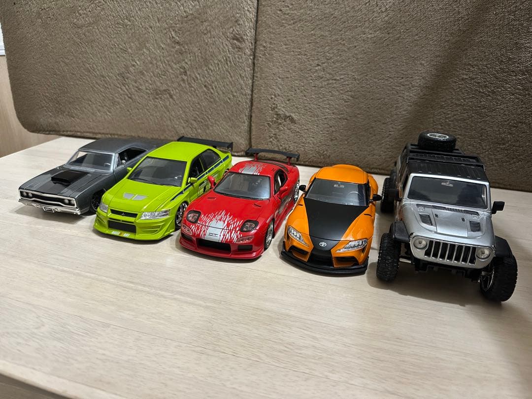 h*3様 ワイスピ　ミニカー5台セット（開閉機能付き）