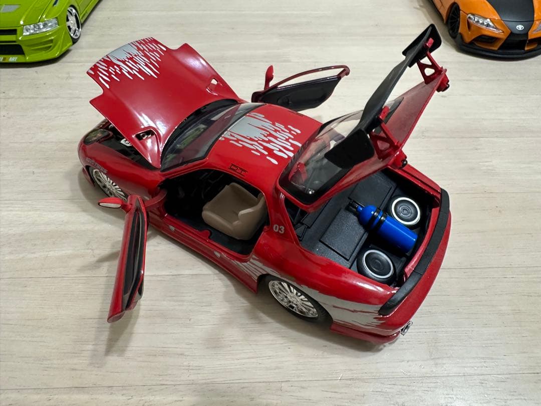 h*3様 ワイスピ　ミニカー5台セット（開閉機能付き）