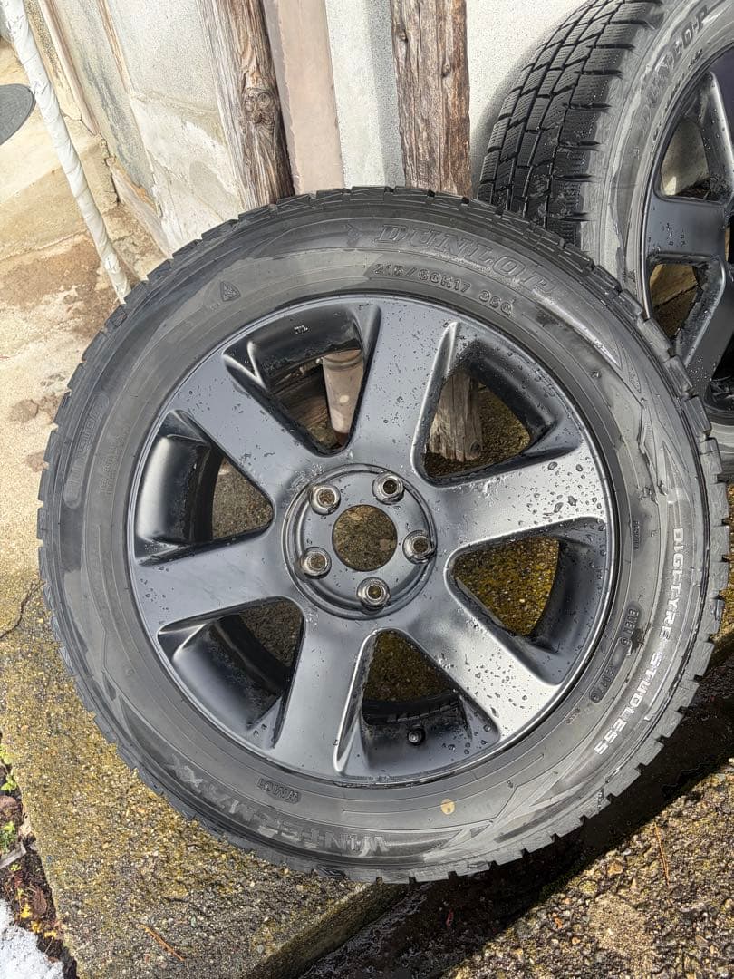 スタッドレスタイヤホイール４本セット　ダンロップ　　WM01 17インチ