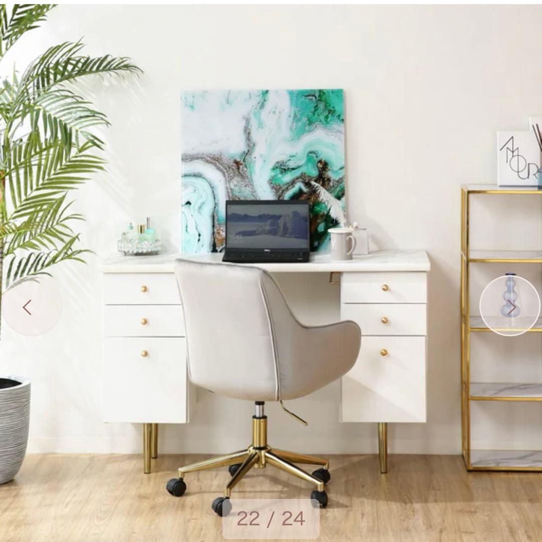 Francfranc エルドラド デスクチェア グレー