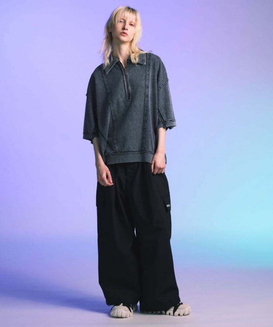 GORE-TEX INFINIUM ブラックカーゴパンツ