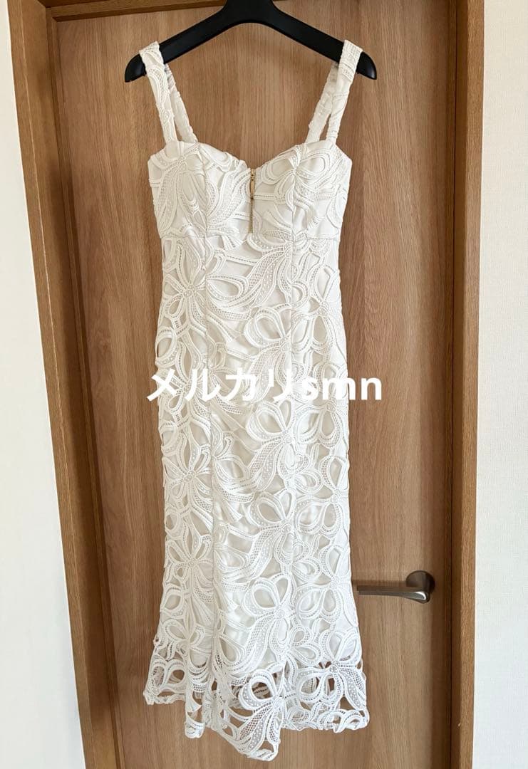 dea robe de fleurs ドレス　S アイボリー