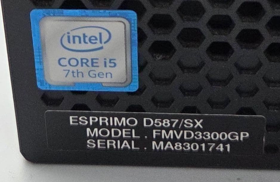 富士通 ESPRIMO D587/SX 　Windows11　SSD 500GB