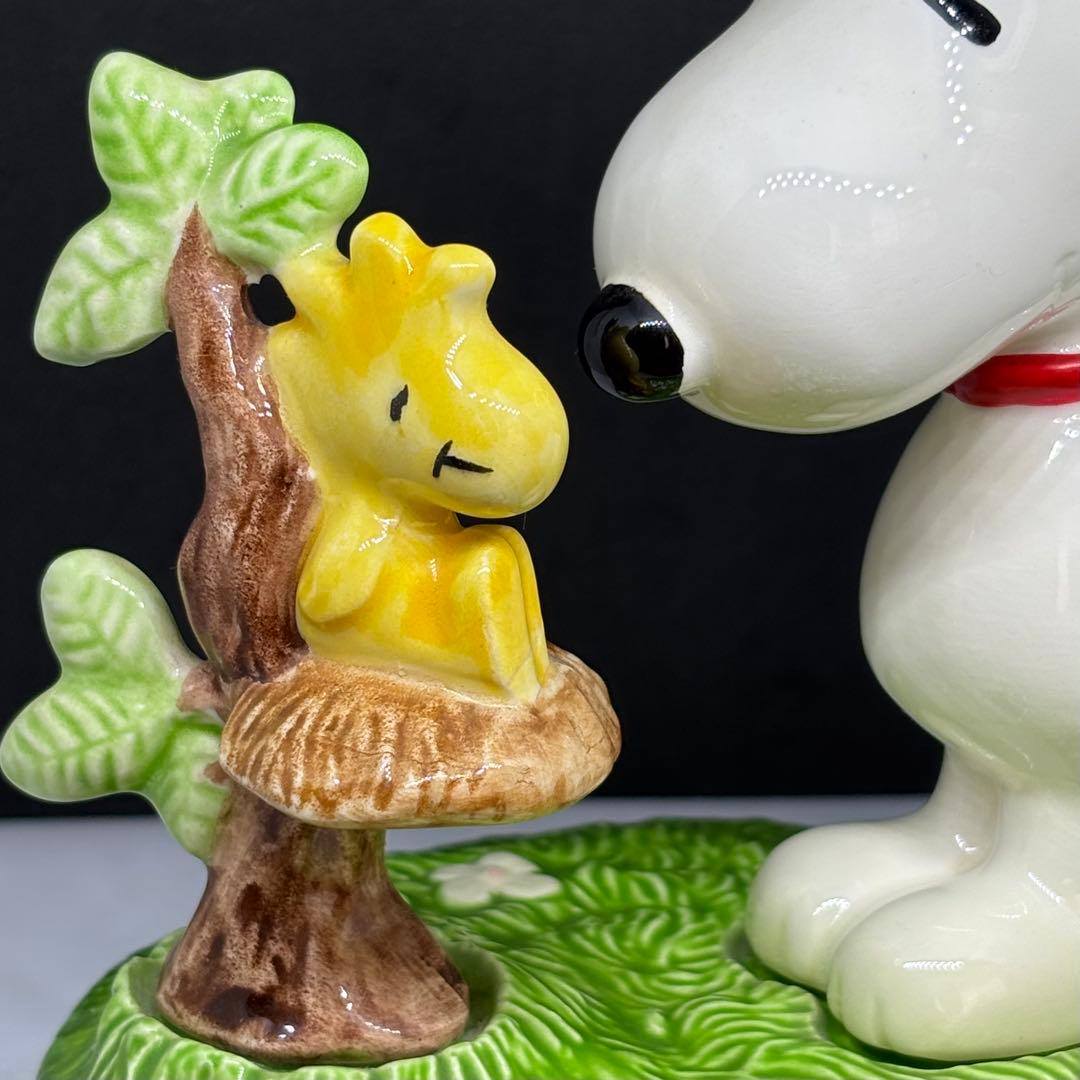 ニ*キ様 PEANUTS スヌーピー　陶器　オルゴール　ヴィンテージ