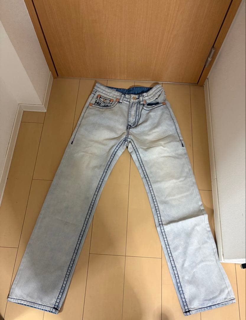 【即日発送】希少 True Religion トゥルーレリジョン ホワイトデニム