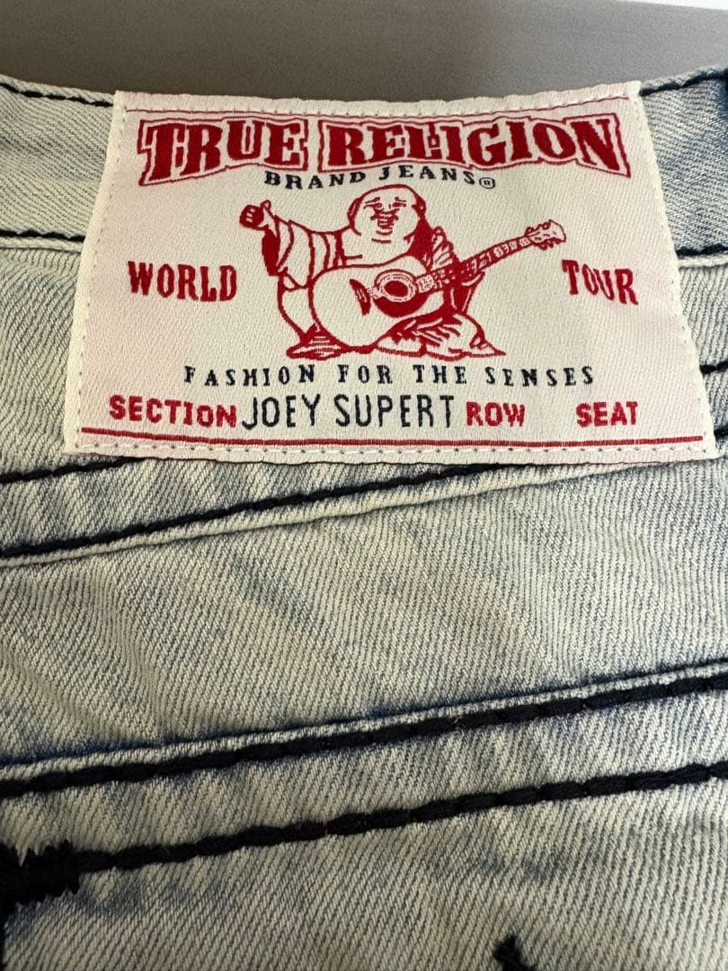 【即日発送】希少 True Religion トゥルーレリジョン ホワイトデニム