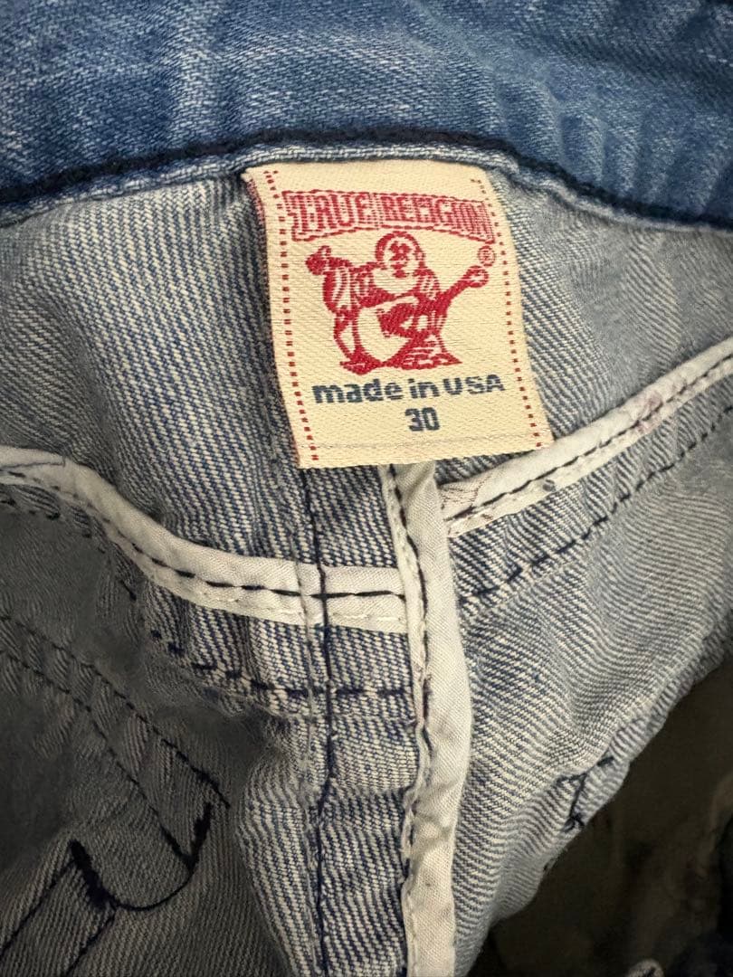 【即日発送】希少 True Religion トゥルーレリジョン ホワイトデニム