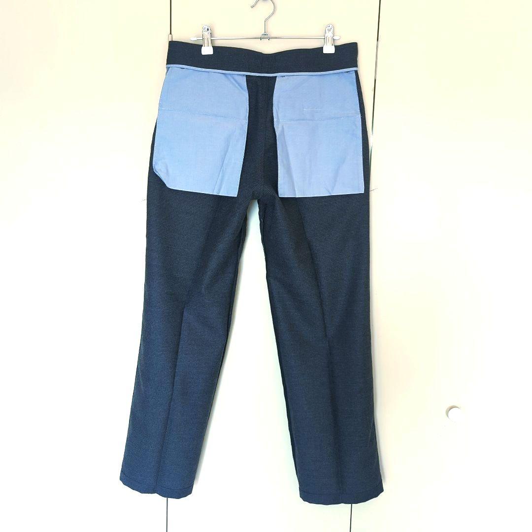 ベルナールザンス BERNARD ZINS スラックス グレー 千鳥格子 38