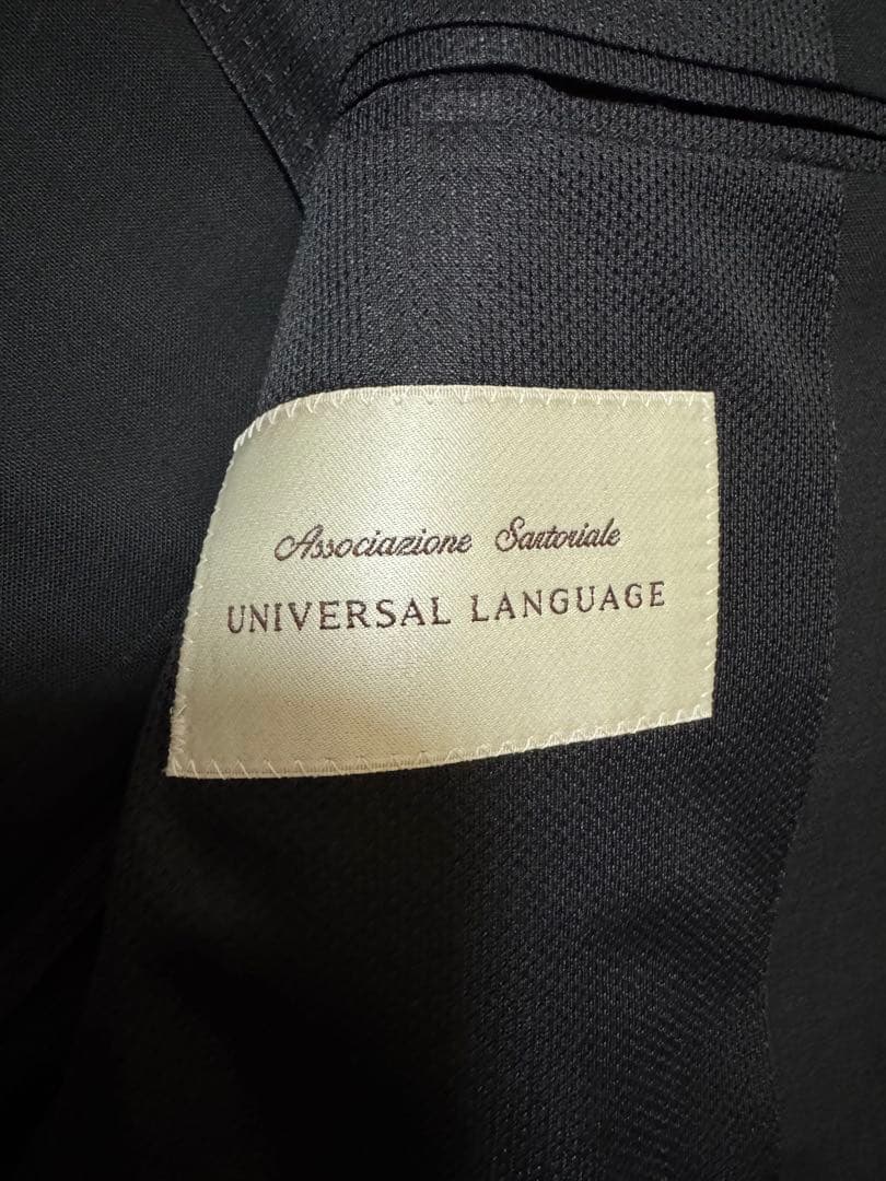 極美品【UNIVERSAL LANGUAGE REDA 】スーツ　Mサイズ　黒