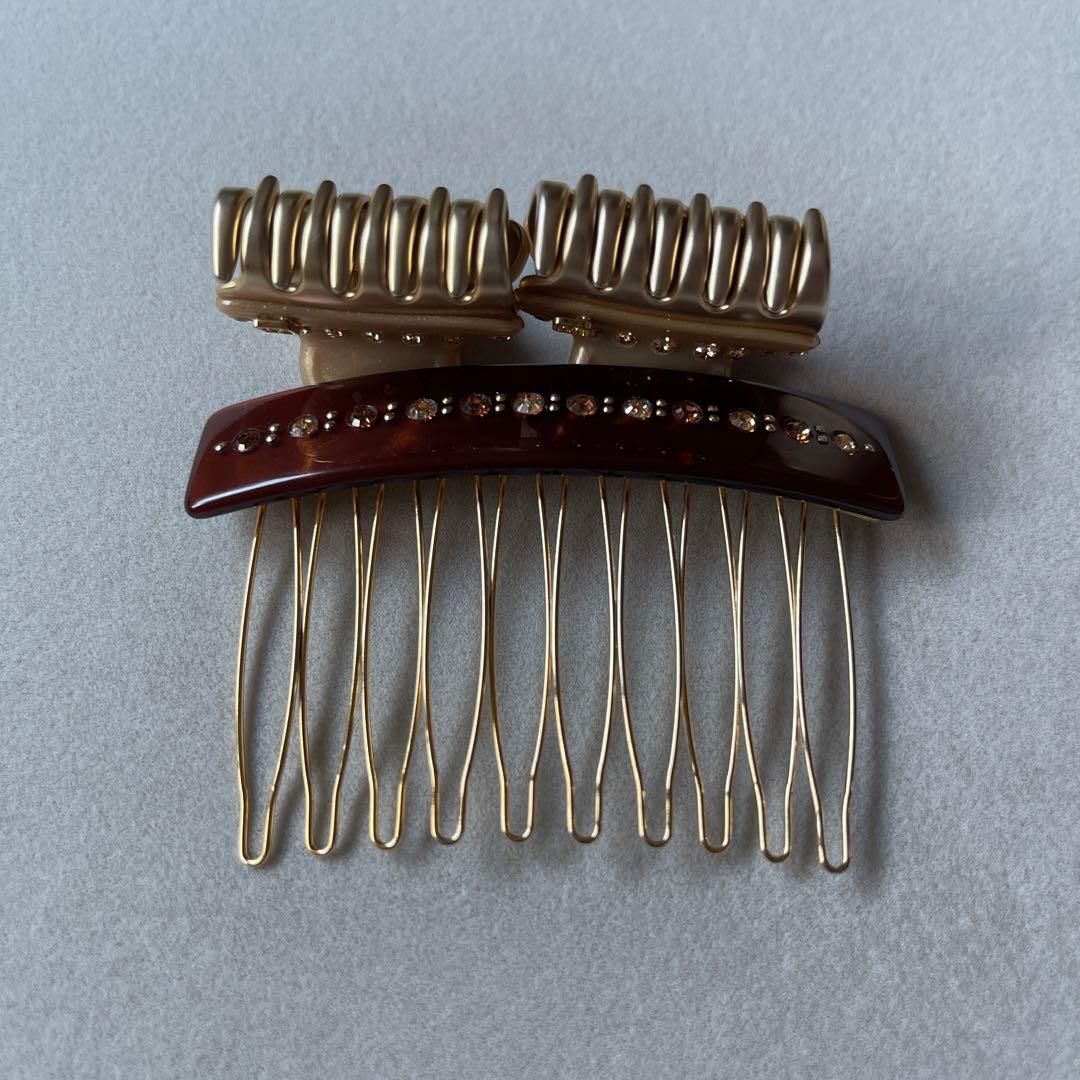 ゆ様限定！accaアッカティアラミニミニクリップ✖️2 ビジューコーム