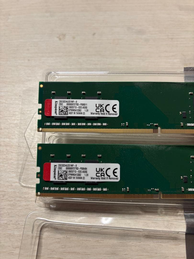 Kingston DDR4 3200MHz 16GB （8GBx2）
