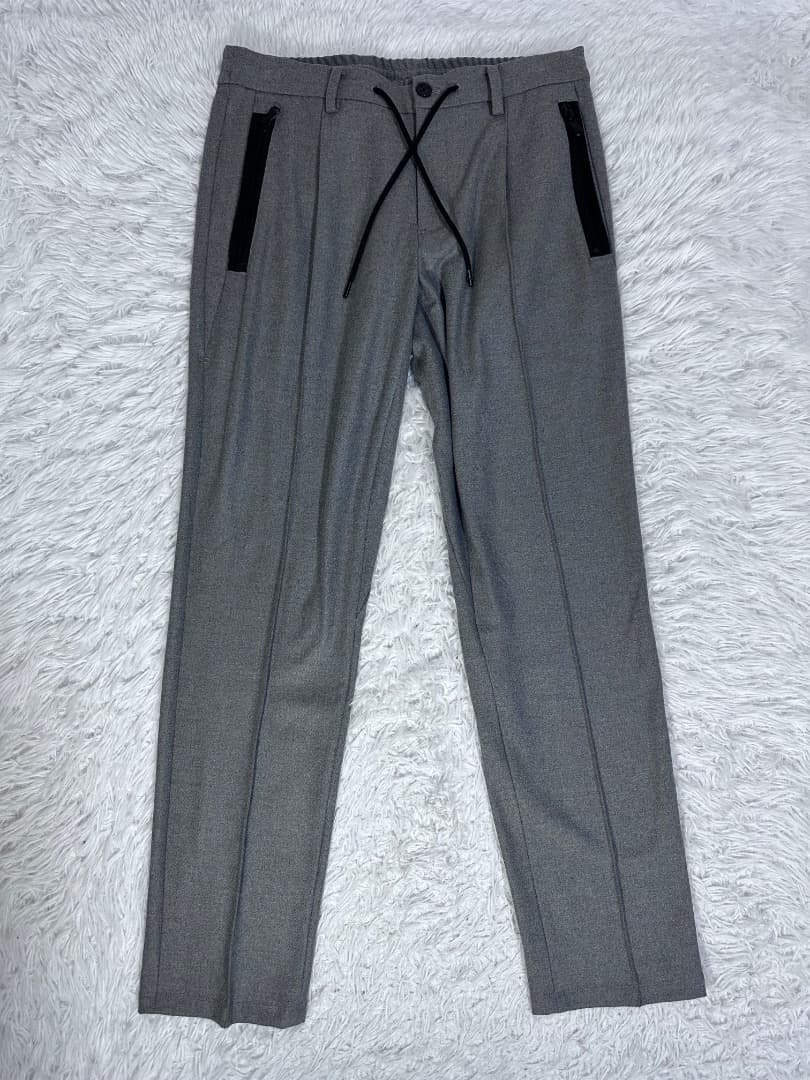 極美品 AOURE アウール ウォームパンツ スラックス Ｌ　グレー