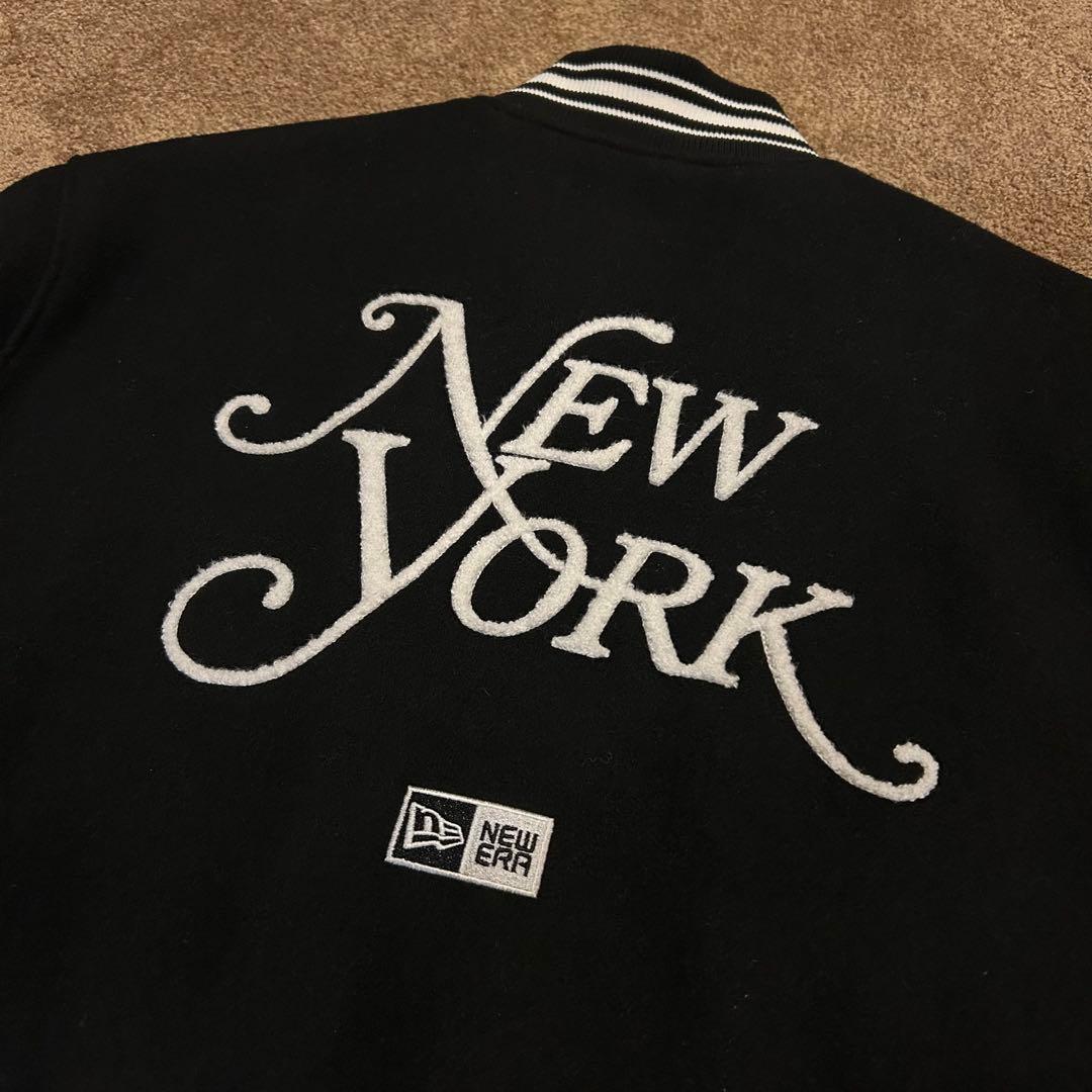 【極美品】 NEWERA NEW YORK スタジャン ブラック M