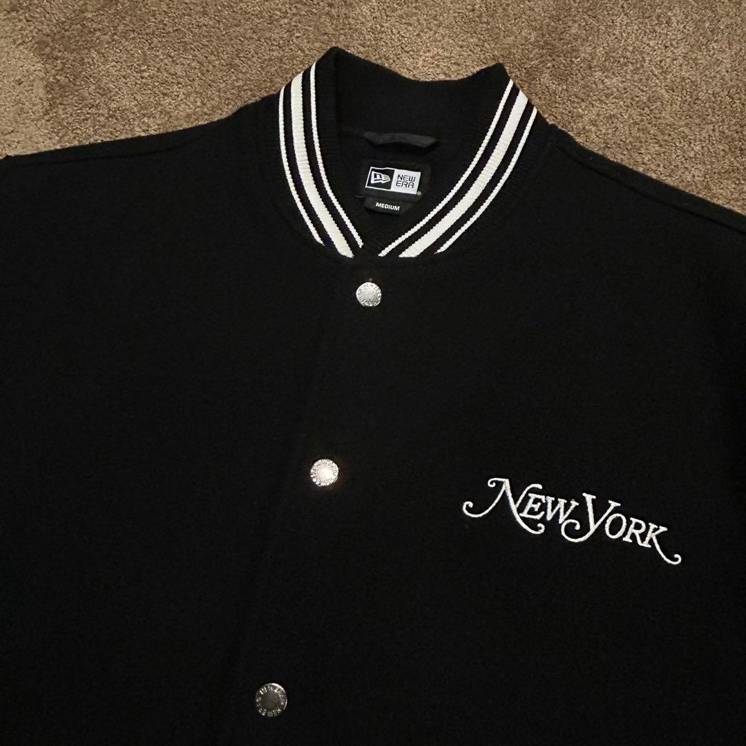 【極美品】 NEWERA NEW YORK スタジャン ブラック M