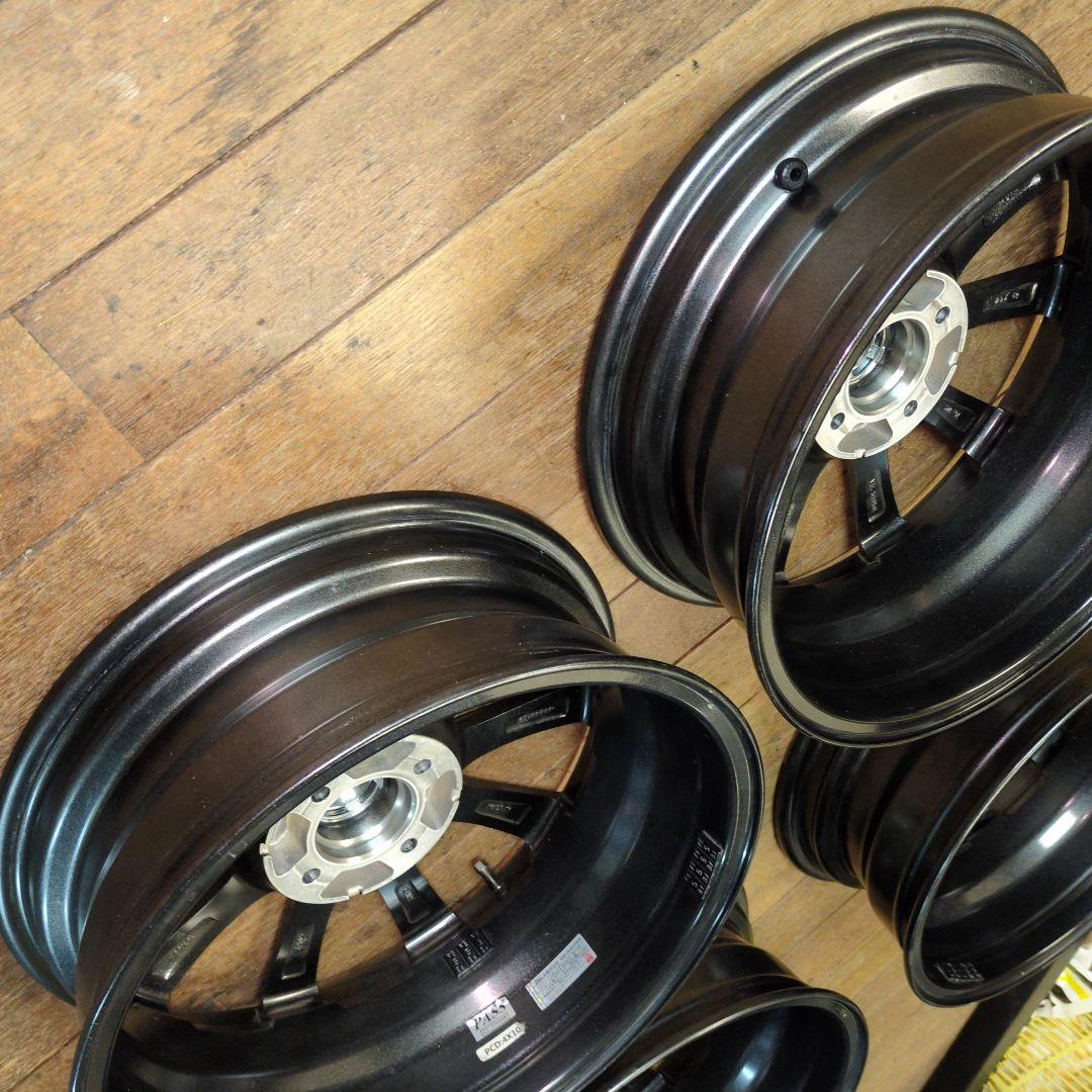 ミ*ツ様 美品　送込　2023年　社外アルミ　16×6　P100　4穴　ライズ