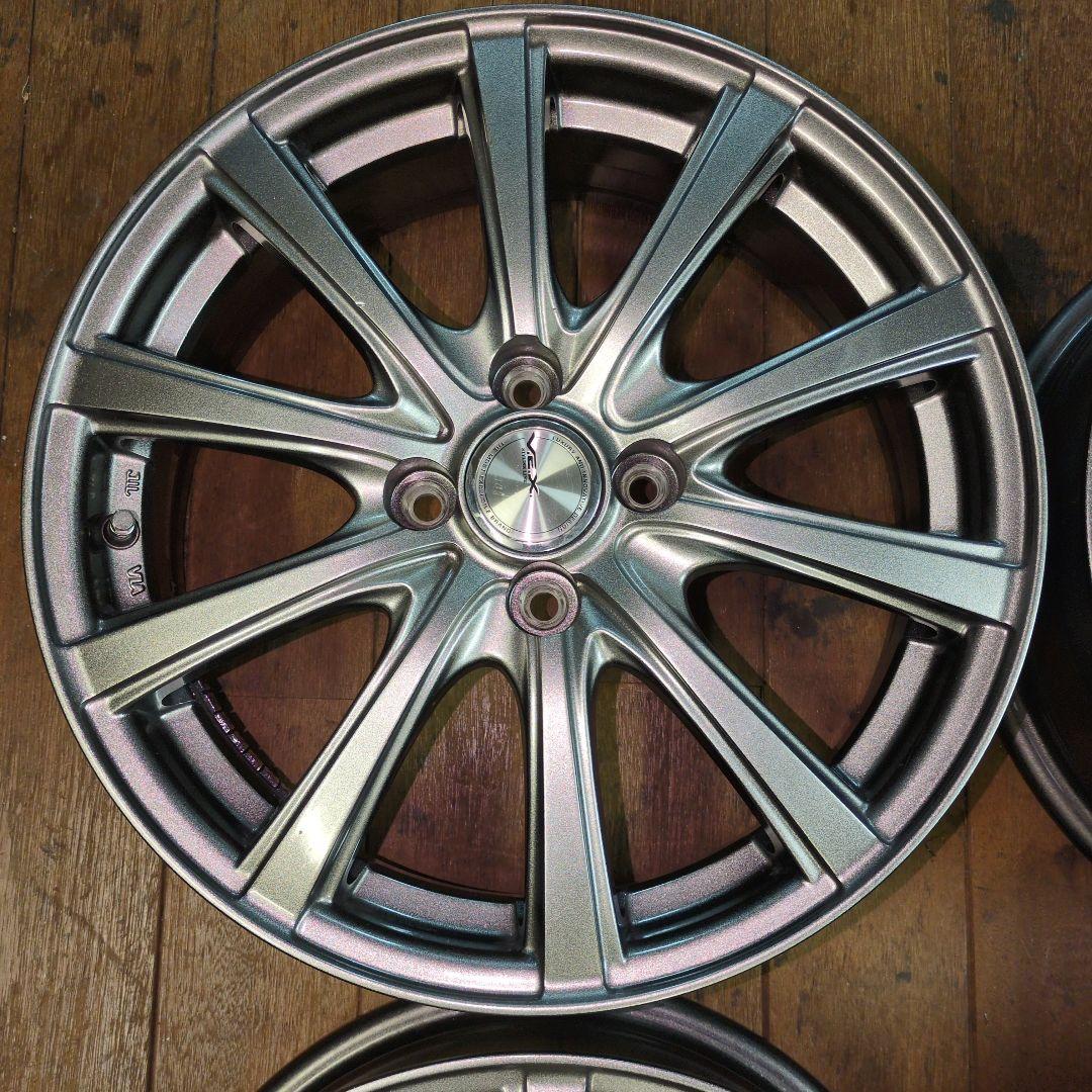 ミ*ツ様 美品　送込　2023年　社外アルミ　16×6　P100　4穴　ライズ