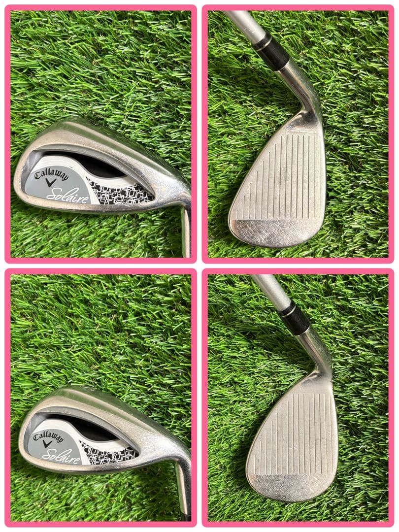 レディース！キャロウェイSOLAIREソレイルアイアンセット4本L
