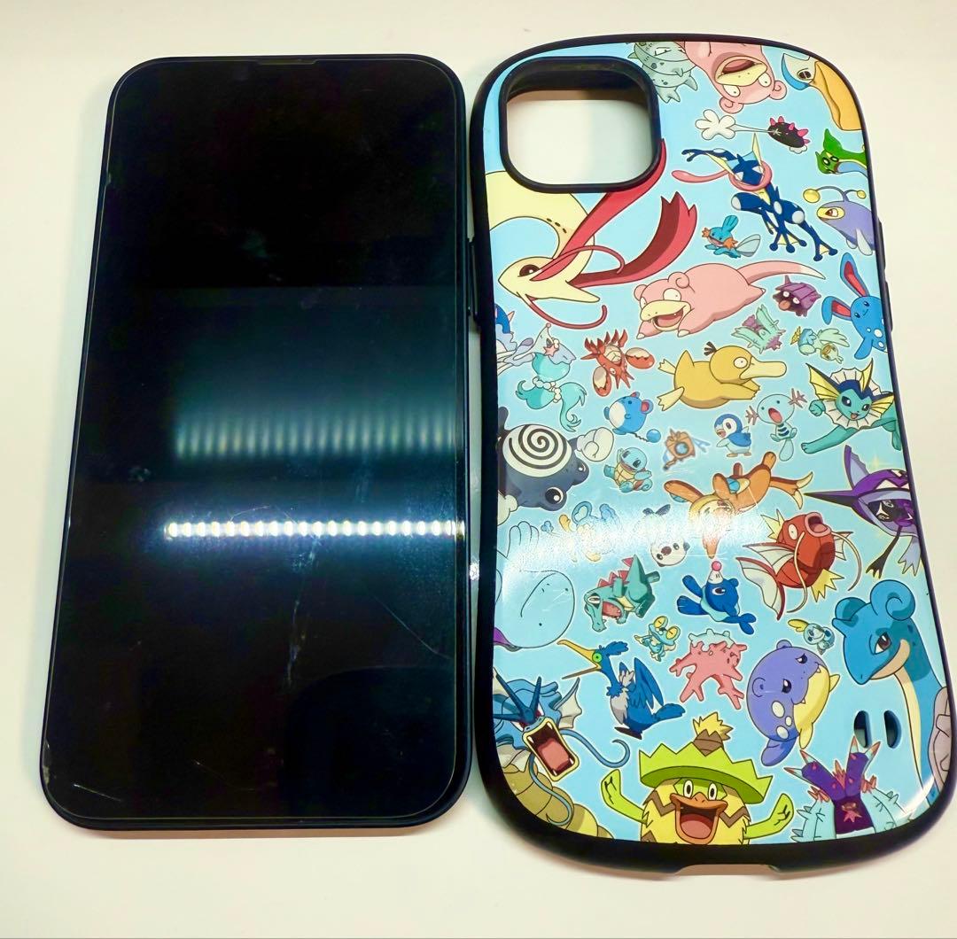 iPhone14 Plus/256GB/ミッドナイト/ ポケモンiFace付