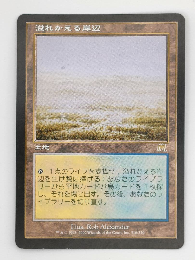 溢れかえる岸辺　初版　日本語　旧枠　MP