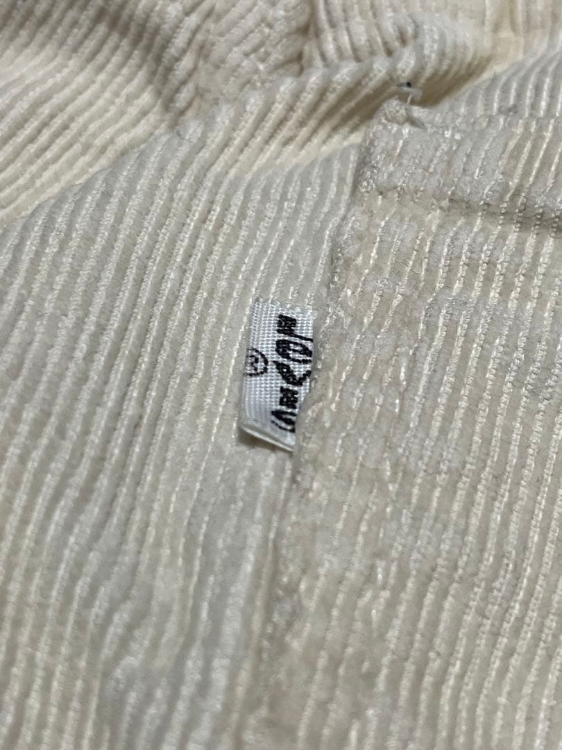 80s USA製 Levi's 646 コーデュロイパンツ 42TALON 白