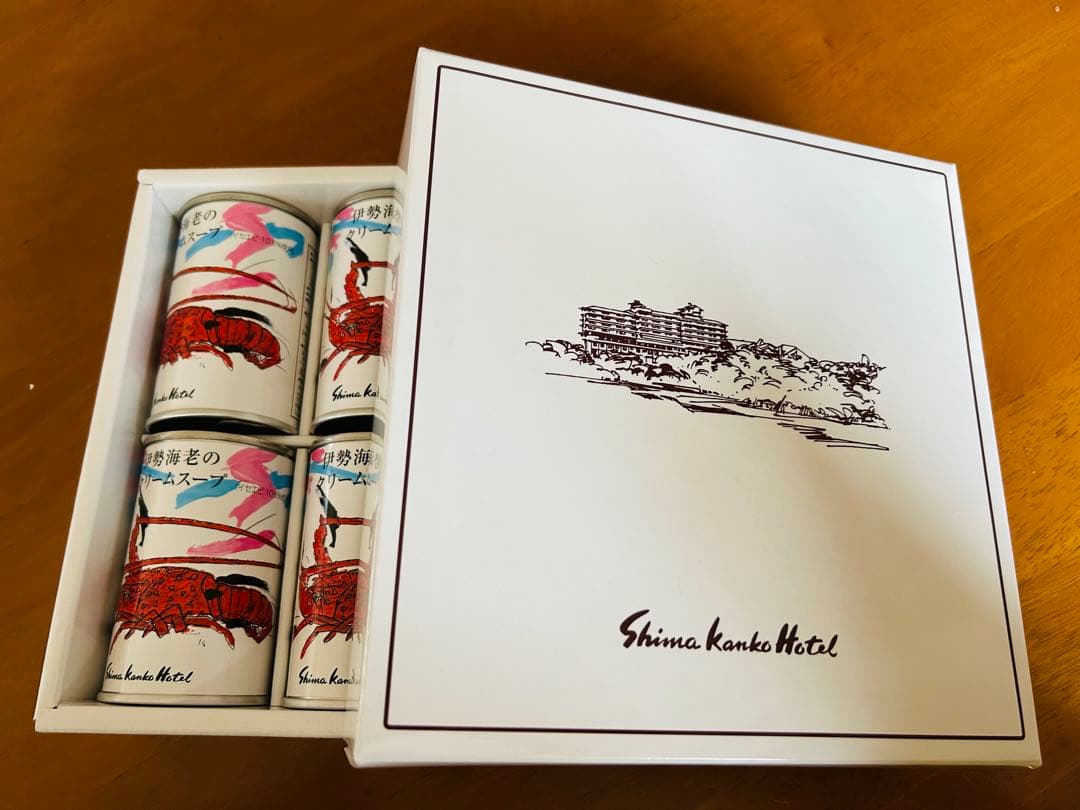 志摩観光ホテル 伊勢海老クリームスープ缶 6個入り