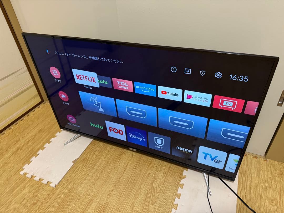 美品TCL 50P618 ５０インチ2022年製⭕️地上 BS/CSスマートテレビ