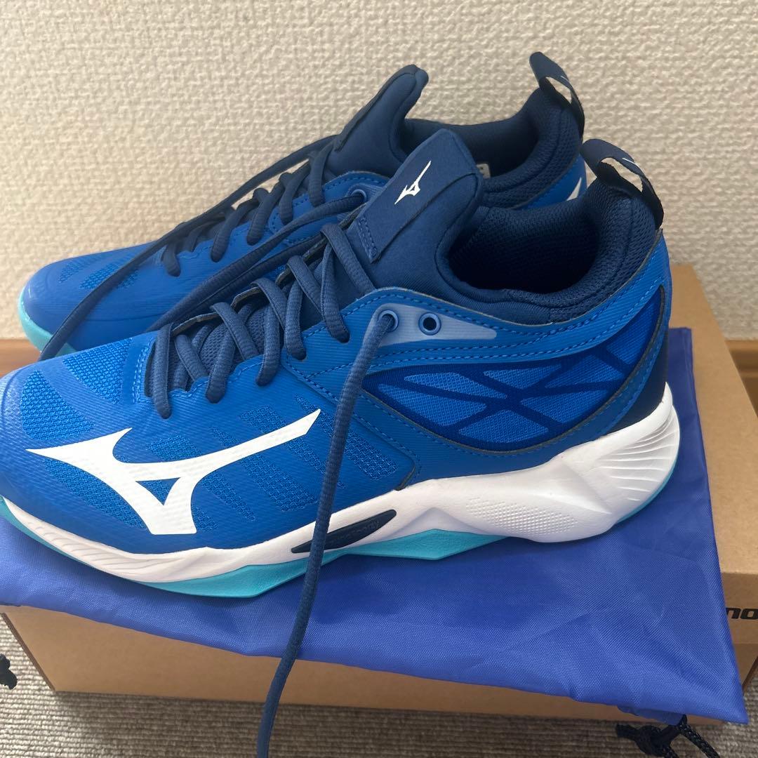 【美品】ミズノ　バレーボールシューズ24センチ シューズ袋付き