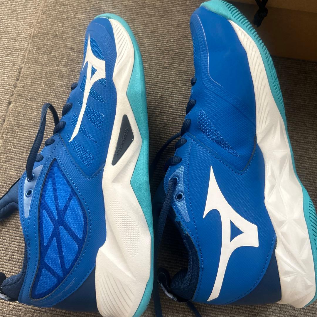 【美品】ミズノ　バレーボールシューズ24センチ シューズ袋付き