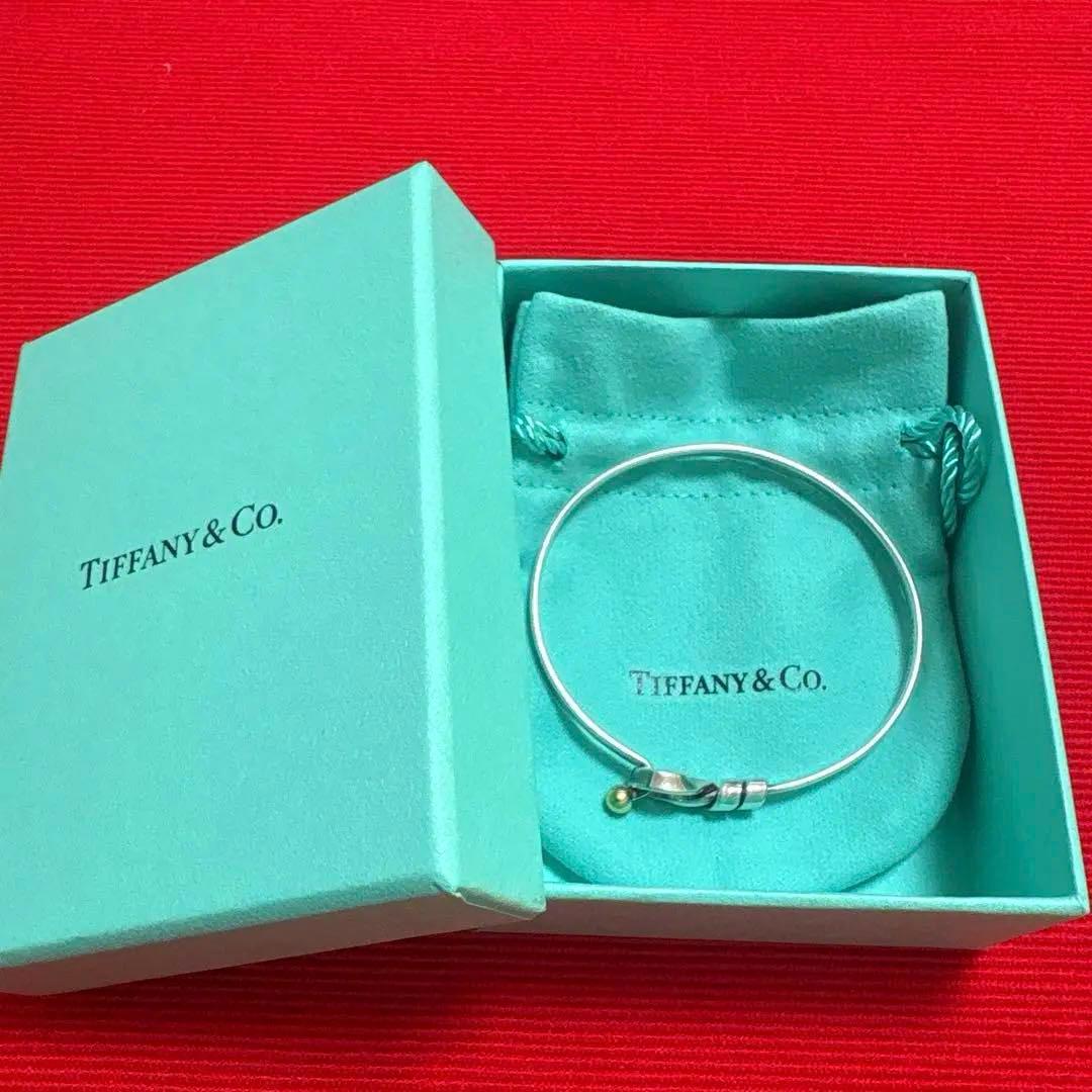 Tiffany & Co. バングル 925シルバー 750ゴールド