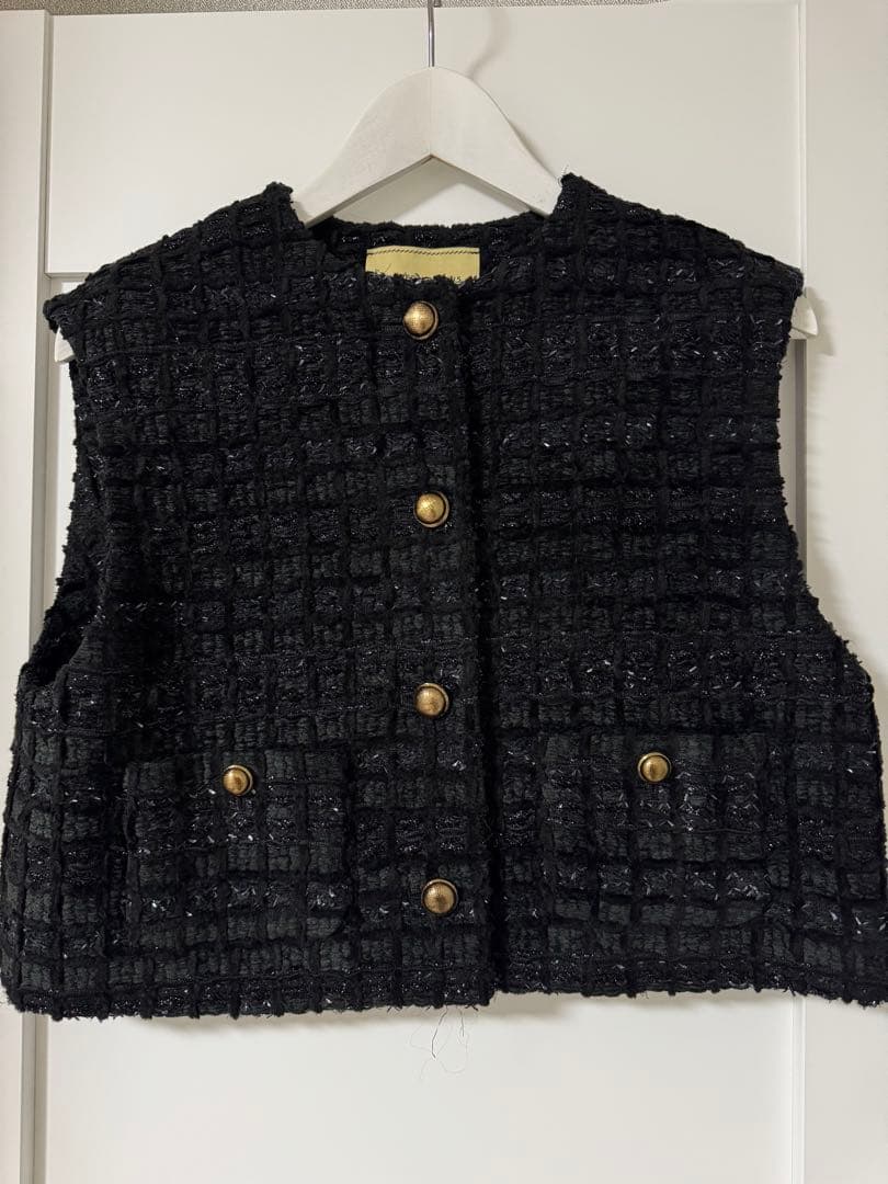 UNITEDARROWS ジレ　ツイード　美品