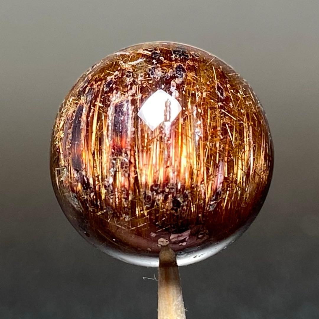 みっちり濃密　キャッツアイブラウンルチルクォーツ　K192