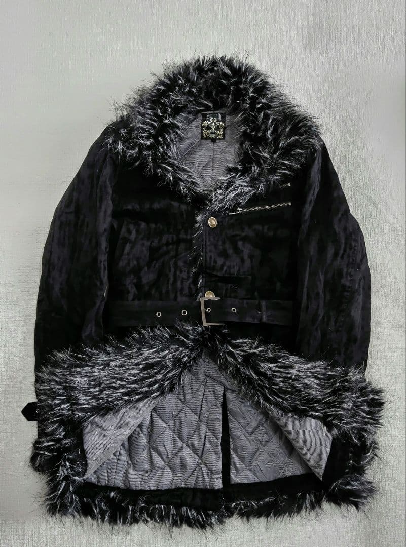 y2k ビジュアル系 ファーコート 平成 　archive ゴシックpunk