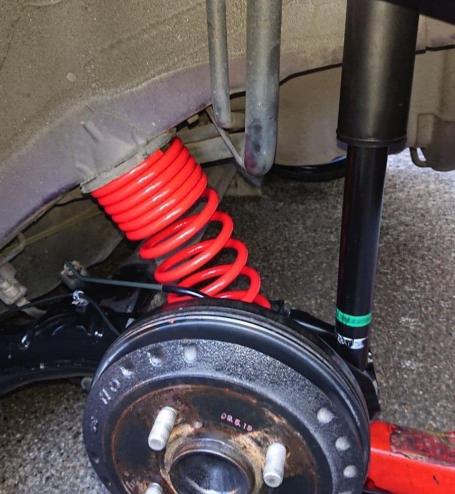 LA600S タント カスタム ローダウンサス コイルスプリング 1台分 新品