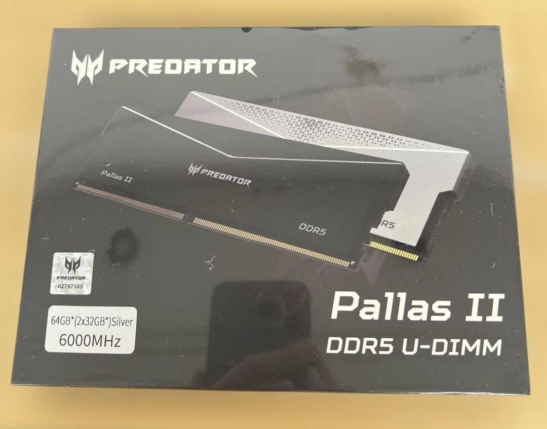 434 Acer Predator Pallas II DDR5 未開封