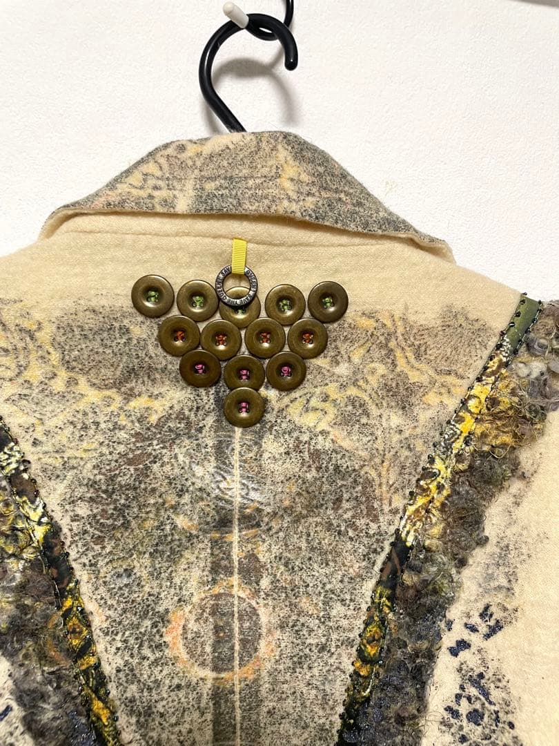 SAVE THE QUEEN 平成ギャルy2k 白いウール　テーラードジャケット