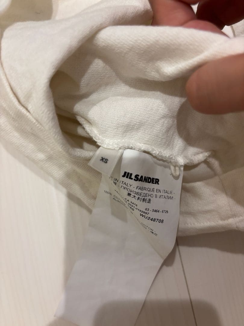 JIL SANDER 半袖Tシャツ ホワイト レアサイズ