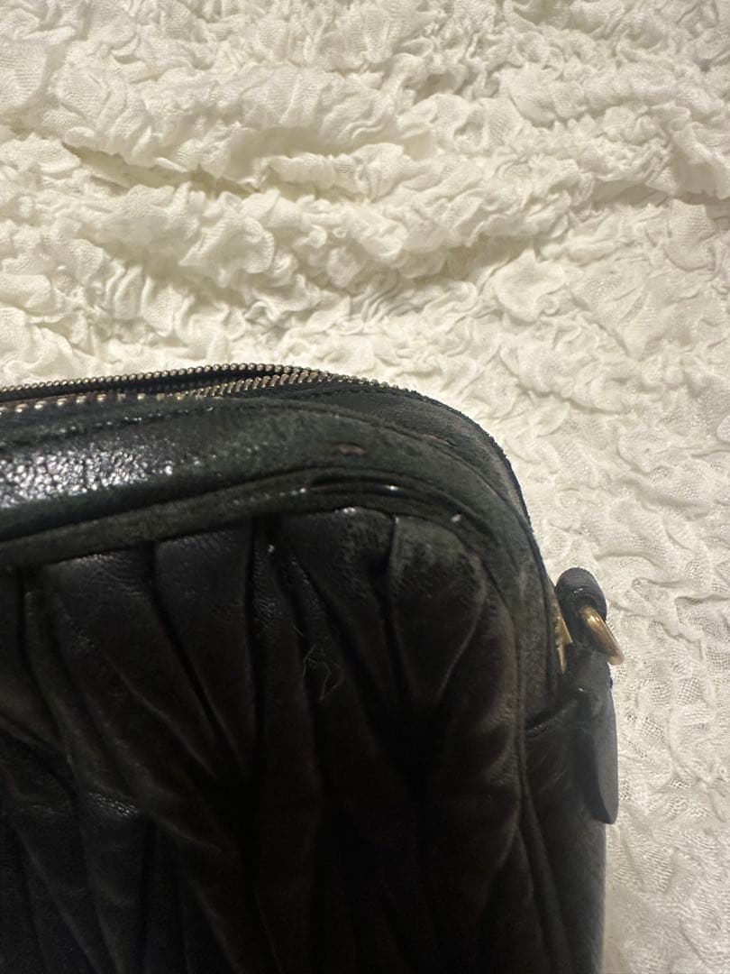 MIUMIU ミュウミュウ ショルダーバッグ マテラッセ 黒