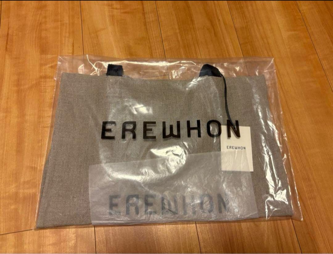 【新品未使用】EREWHON リネンエコバッグ