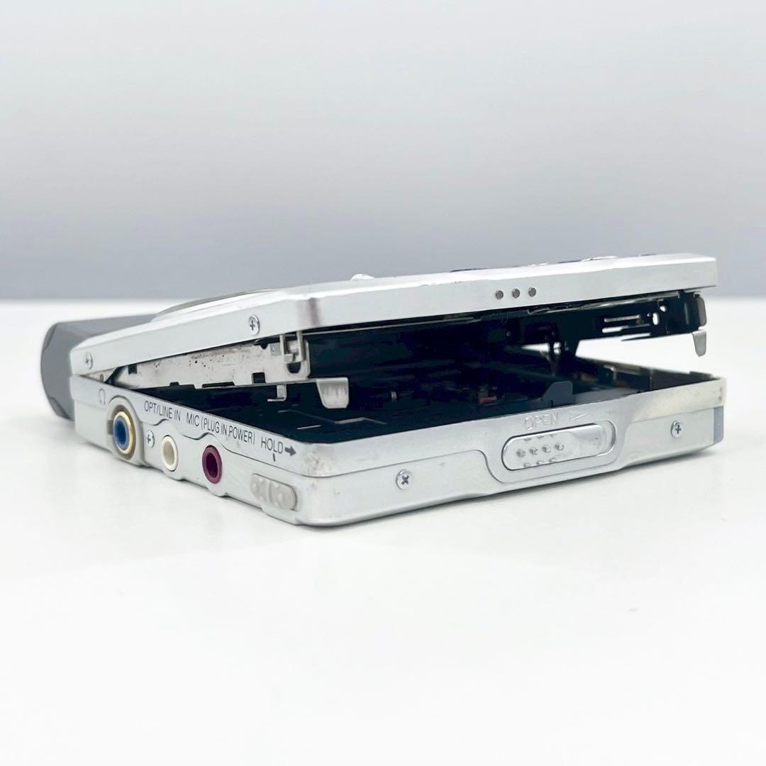 美品 Panasonic SJ-MR200 MDレコーダー 完動品 単三電池使用