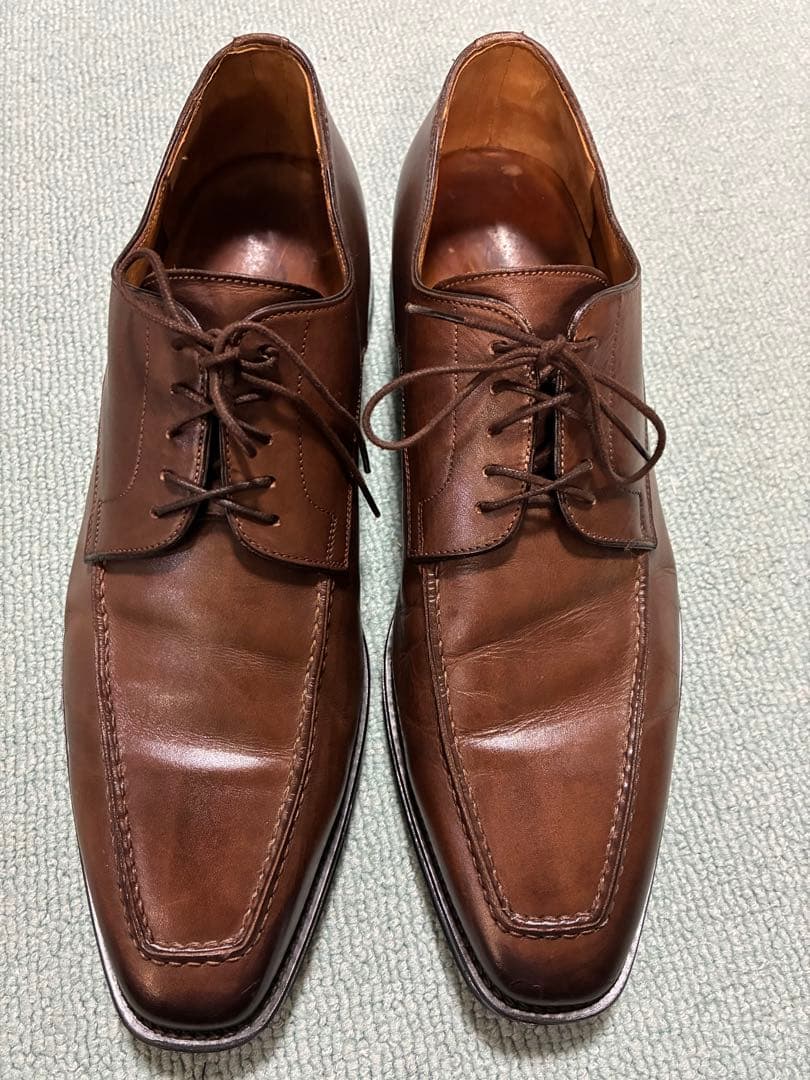 Santoniサントーニ レザー ドレスシューズ